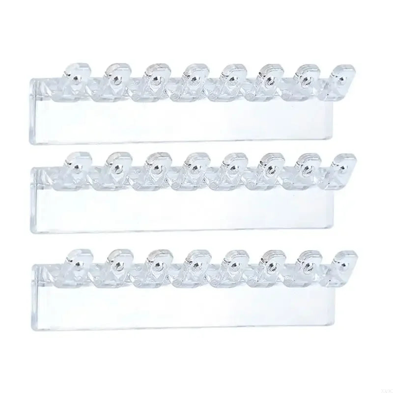 Clear Necklace Organizers Hangings Plastic Necklace Earrings Holder Wall Organizers For Bracelets Rings And Earrings H8WF