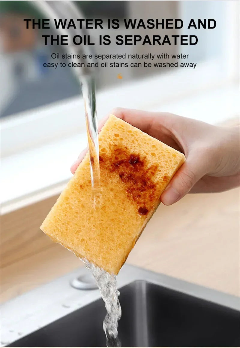 5Pcs 11*7*1 cm Sponge Eraser Kitchen wood pulp Melamine For washing dishes Cooktop removes rust tableware Pan washing dishes