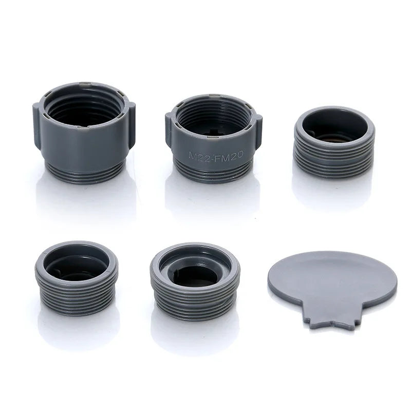 Faucet Adapter ABS Thread Connector Water Tap Joints Water Purifier Bubbler Nozzle Converter for Bathroom Kitchen Accessories
