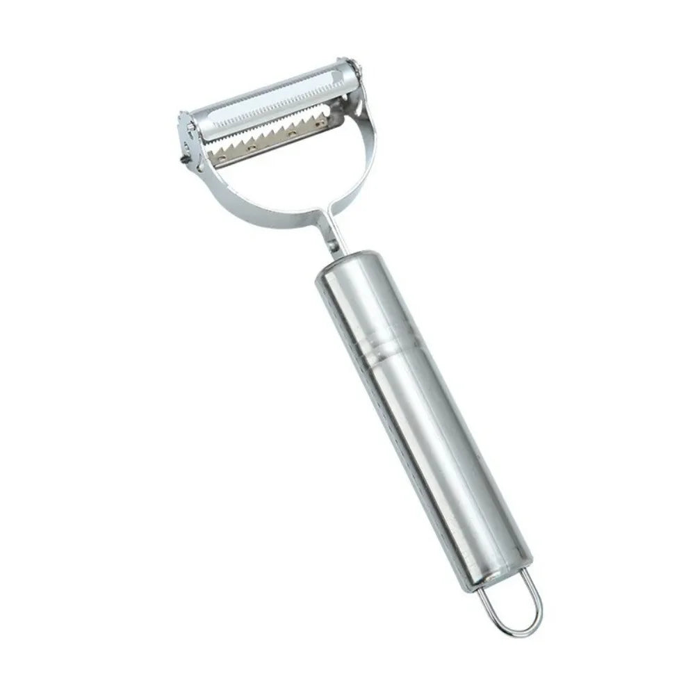 Kitchen Vegetable Peeler Stainless Steel Melon Planer Double-Head Peeler Household Multiple-Function Fruit And Vegetable Peeler