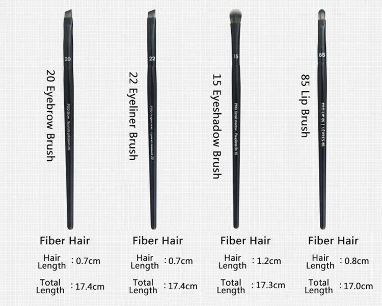 SEP Black Series Makeup Brushes Powder Foundation Concealer Blusher Bronzer Eye Shadow Eyebrow Eyeliner Sculpting Brush Gift