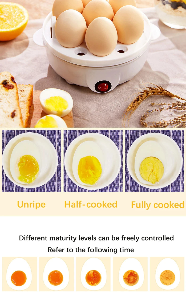 Multifunction Electric Egg Cooker Double Layers Egg Boiler Corn Milk Rapid Breakfast Cooking Egg Steamer Appliances Kitchen