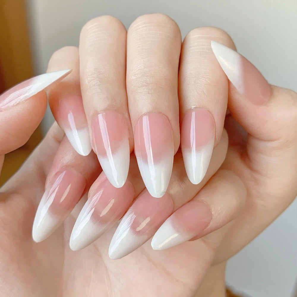 24Pcs Retro Flower Long Coffin French Fake Nails Caviar Bead Floral Gold Hollow Design Press On Nail Tips Y2k Acrylic 2030