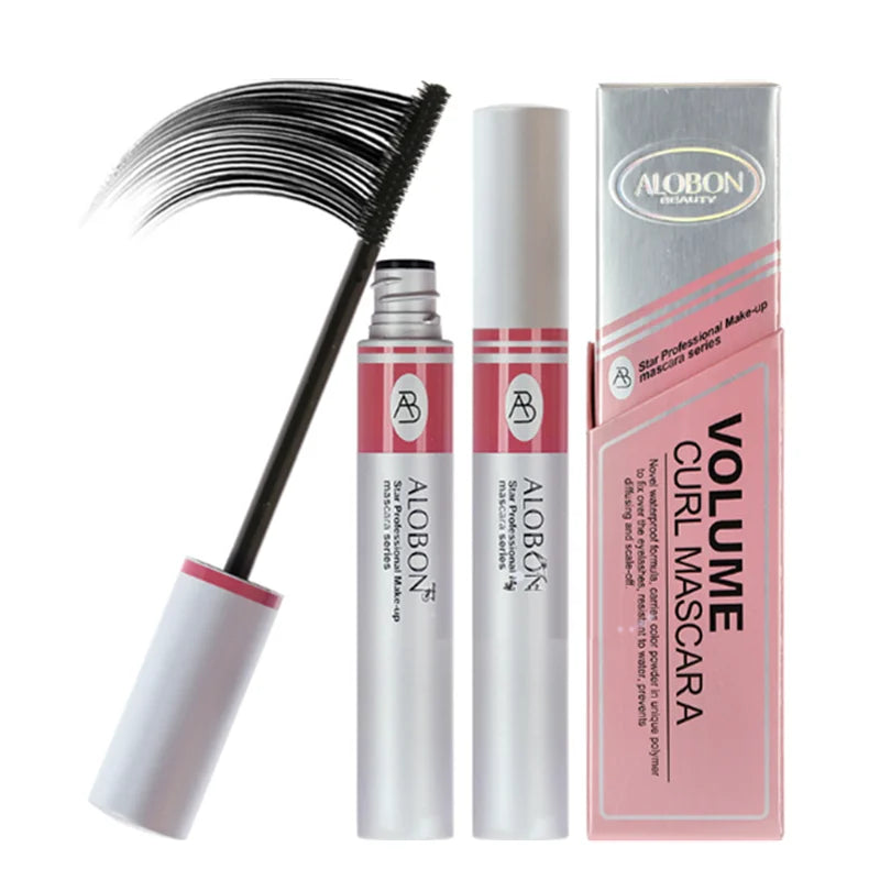 Mascara Curl Eyelash Extension Colossal Mascara Volume Makeup 1pc Black Ink Alobon 3d Fiber Lashes