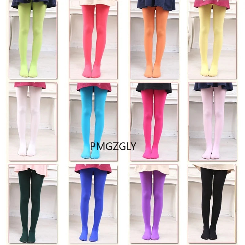 Soft Ballet Tights Soft Elasticity Tights Girls Ballet Tights Toddler Dance Footed Tights Bulk School Uniform Stockings Costume