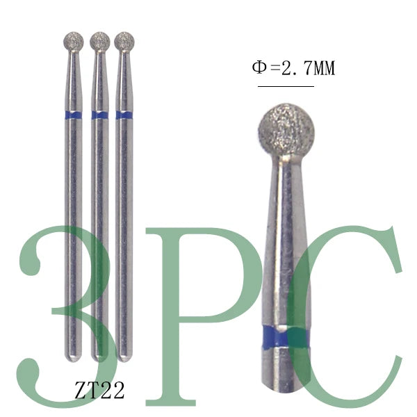 Diamond Nail Drill Bits, 3/32 Inch Cuticle Bit for Nail Drill,Drill Nails Manicure Pedicure Remover Tools for Acrylic Gel Nails