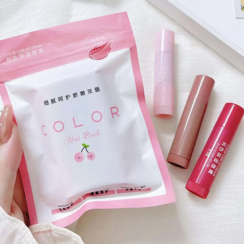 Colored Moisturizing Lip Balm Lipstick Moisturizing, Moisturizing, Diluting Lip Lines, Anti-drying Lip Balm