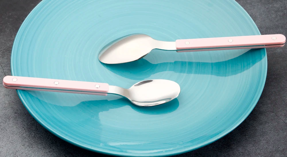 Fashionable Design Top Mirror Polishing Cutlery Sets Stainless Steel 18/8(304) ABS Handle With Rivets Silverware Set For Kitchen