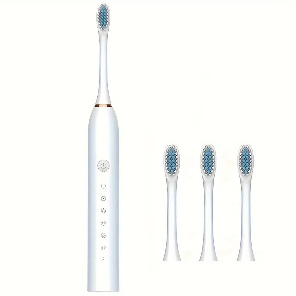Electric Ultrasonic Toothbrush 6-Speed USB Rechargeable Waterproof Soft Bristles for Adults And Couples