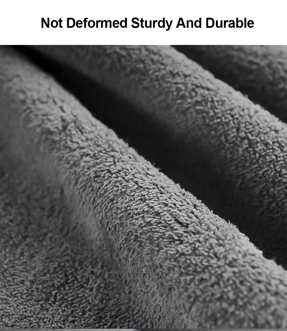SEAMETAL 3/5/10Pcs Car Wash Microfiber Towel 30x30/60CM Car Cleaning Drying Cloth Hemming Car Care Cloth Car Wash Accessories