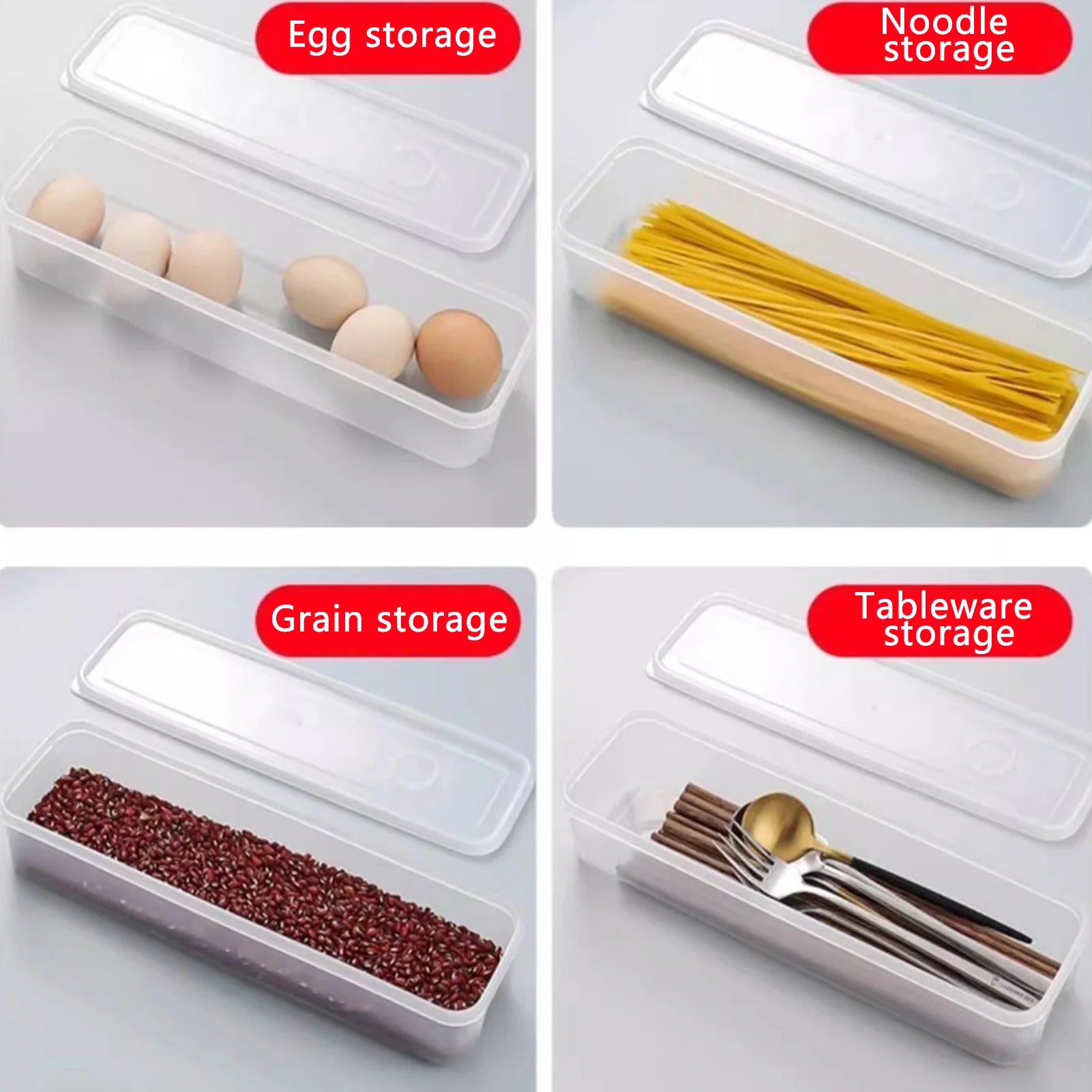 Cilantro Scallion Storage Box Refrigerator Fresh Keeper Container With Lid Vegetables Eggs Noodles Sealing Kitchen Organizer