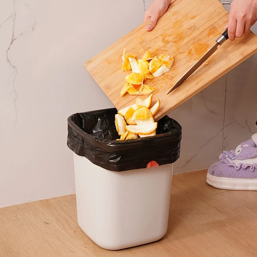 1/3/5Rolls 3.6Gallon Drawstring Trash BagsHeavy Duty Bin Liners for Kitchen, Bathroom, Bedroom, Living Room and Office.