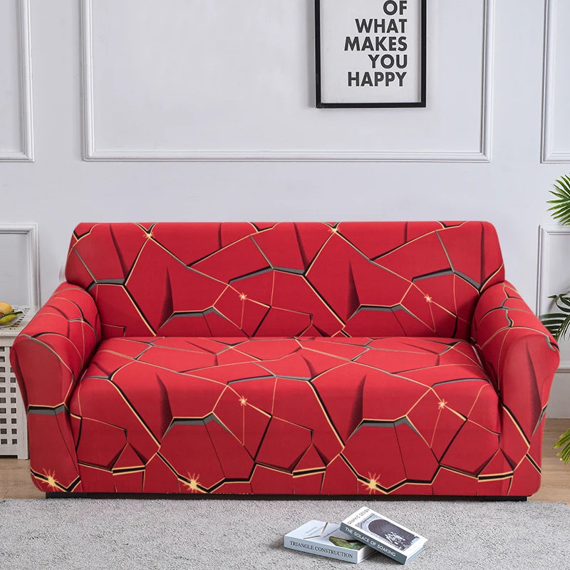Coolazy Stretch Plaid Sofa Slipcover Elastic Sofa Covers for Living Room funda sofa Chair Couch Cover Home Decor 1/2/3/4-seater