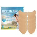 5 pair Golf Sunscreen Face Patches Anti-Sweat Moisturizing Sun Protection Stickers UV Facial Patch for Summer Outdoor Activities