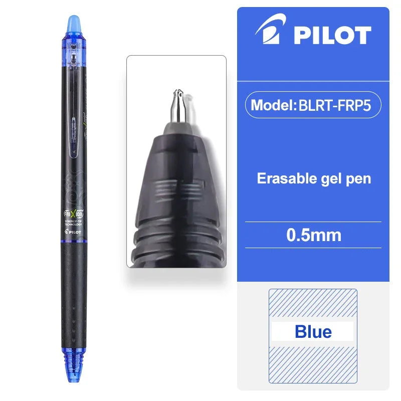 1pcs Japan Pilot Erasable Gel Pen 0.5mm for Writing Juice Up BLRT-FRP5 ST Needle Tip Color Kawaii School Office Stationery