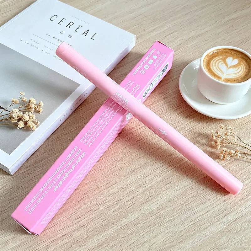 ROD Lipstick Makeup Non-Sticky Lip Gloss Hydrating Crystal Clear Lip Oil Plumping Moisturize Tinted Lipstick Natural Lip Makeup