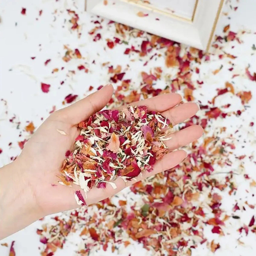 Rose Flower Petal 100% Natural Wedding Confetti Dried Flower Biodegradable Bridal Shower Valentine's Day Gift