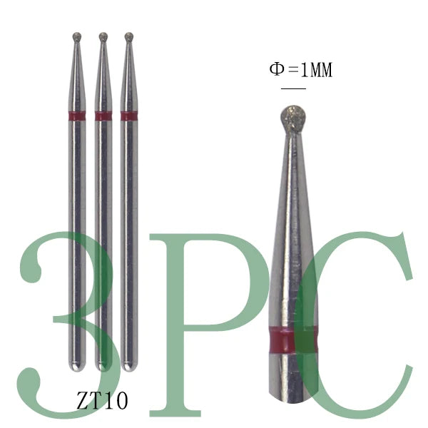 Diamond Nail Drill Bits, 3/32 Inch Cuticle Bit for Nail Drill,Drill Nails Manicure Pedicure Remover Tools for Acrylic Gel Nails