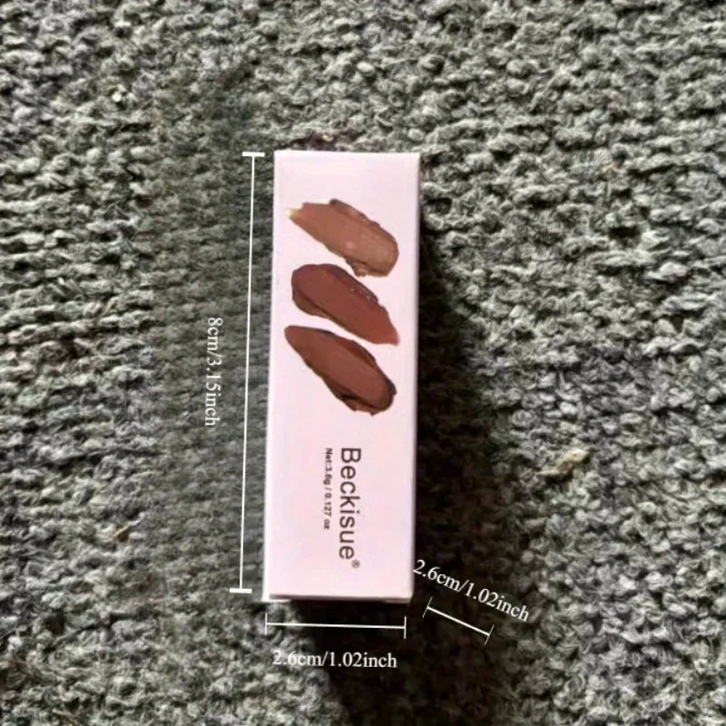Bare Matte Silky Matte Lipstick Long-lasting Waterproof and glossy finish, Easy to color
