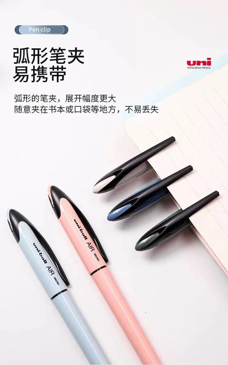 Japan Uniball Gel Pen AIR Straight Liquid Signature Pen UBA-188 Black Technology 0.5/0.7mm Free Writing School Supplies