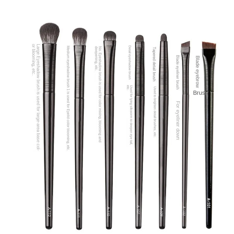 Natural Material Professional Makeup Brush Set Eye Shadow Powder Foundation Blush Contour Shadow Beauty Tool