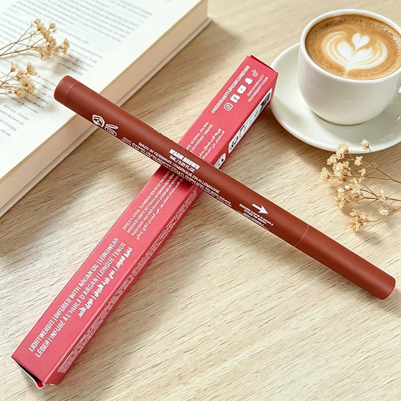ROD Lipstick Makeup Non-Sticky Lip Gloss Hydrating Crystal Clear Lip Oil Plumping Moisturize Tinted Lipstick Natural Lip Makeup