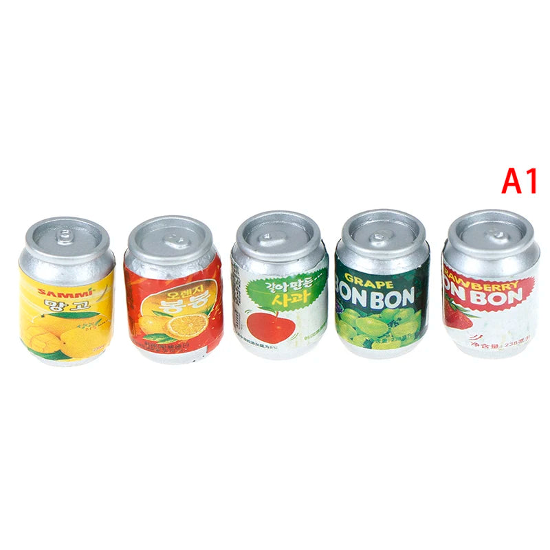 1 Set 1/12 Miniature Wine Bottles Dollhouse Kitchen Accessories - Mini Dolls House Living Room Accessories Beer Drink Bottles