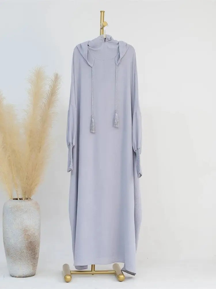 Ramadan Niqab Khimar Muslim Abaya Damen Dubai Turkey Islam Prayer Clothes Women Jilbab Modest Dress Kaftan Robe Femme Musulmane