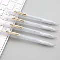 transparent     0.5mm black Auto   Student Supply School Creative Cute lapiseira A6892 Mechanical  Pencil