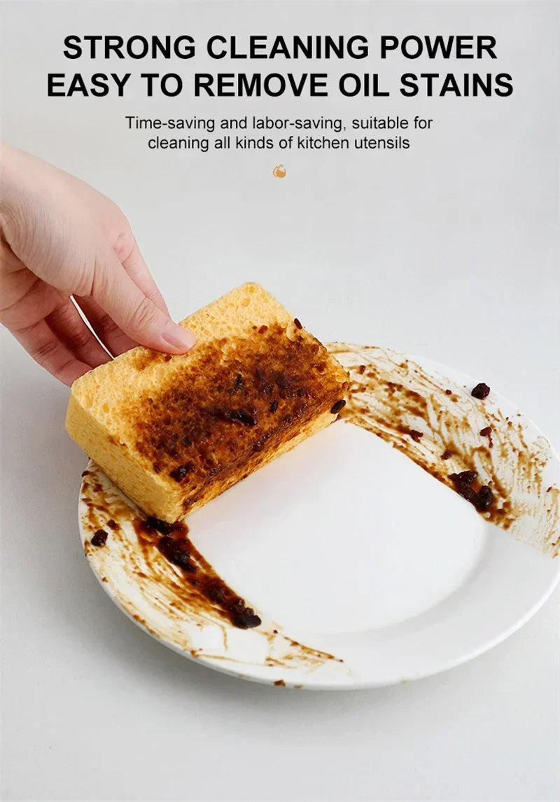 5Pcs 11*7*1 cm Sponge Eraser Kitchen wood pulp Melamine For washing dishes Cooktop removes rust tableware Pan washing dishes