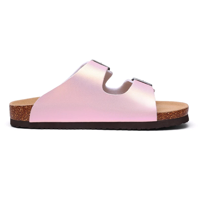 Kidmi New Women Sandals With Three Straps Summer Nonslip Sandals Casual Ladies Beach Sandals Soft Holiday Pool Cloud Sandals