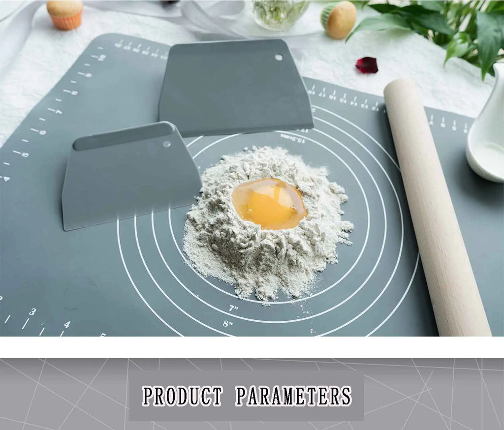 2pc Plastic Cake Cream Spatula Dough Butter Batter Scraper Baking Tools For Home Baking  Cutting Tools Kitchen Gadgets
