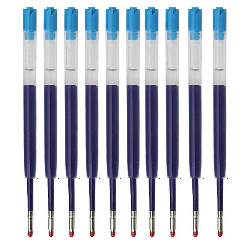 5/10/50 PCS Ballpoint Pen Refill  Medium Point L:3.9 In Black Ink Rods Refill Stationery Office School Supplies