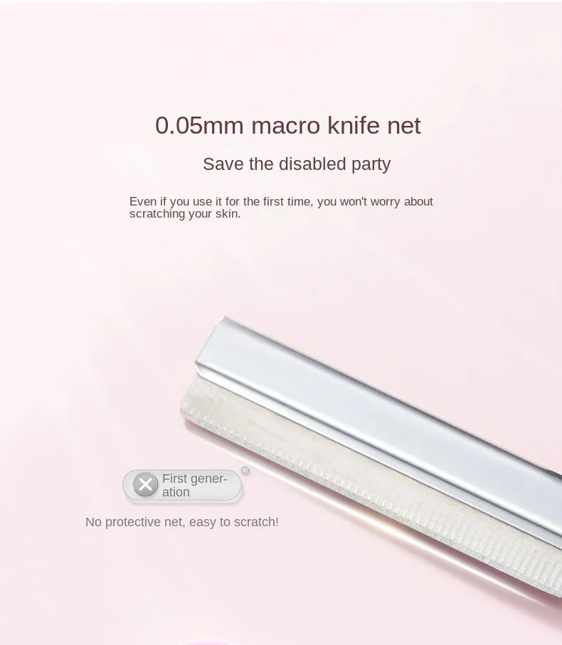 3PCS Portable Eyebrow Trimmer Safe Eyebrow Shaper Foldable Eyebrow Trimmer Razor Blade Razor Women's Makeup Tools