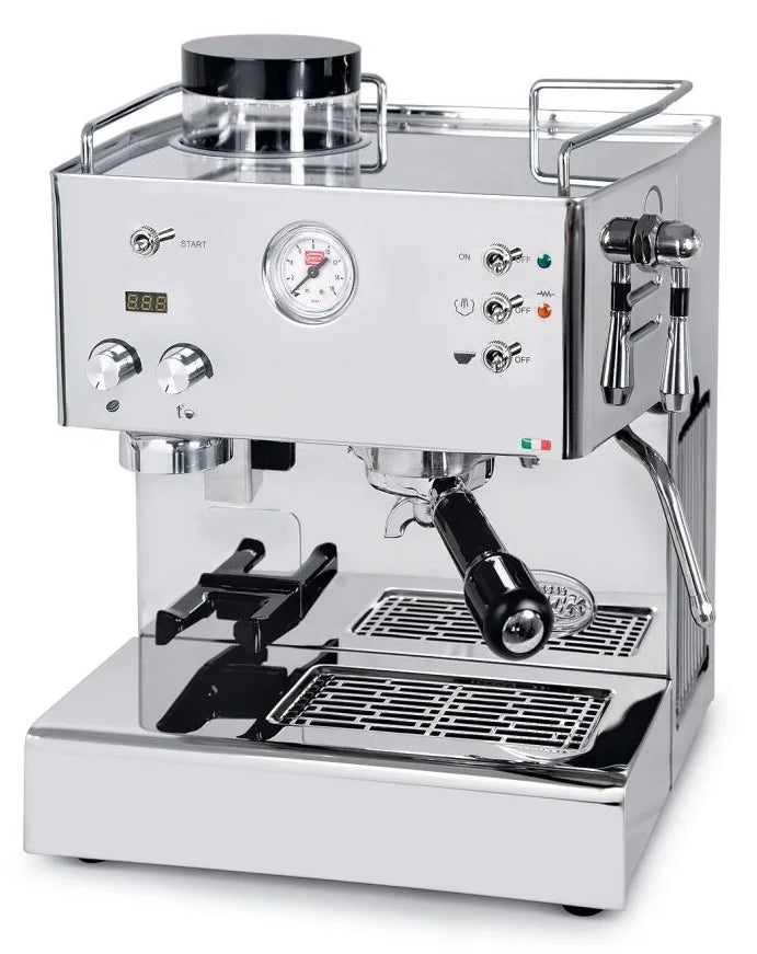 Italian Coffee Machine 3035-PID-FLOW in Stainless Steel
